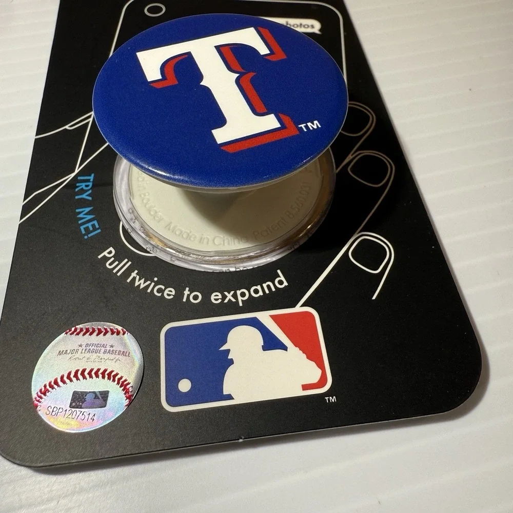 PopSockets: Collapsible Grip & Stand for Phones and Tablets - Texas Rangers